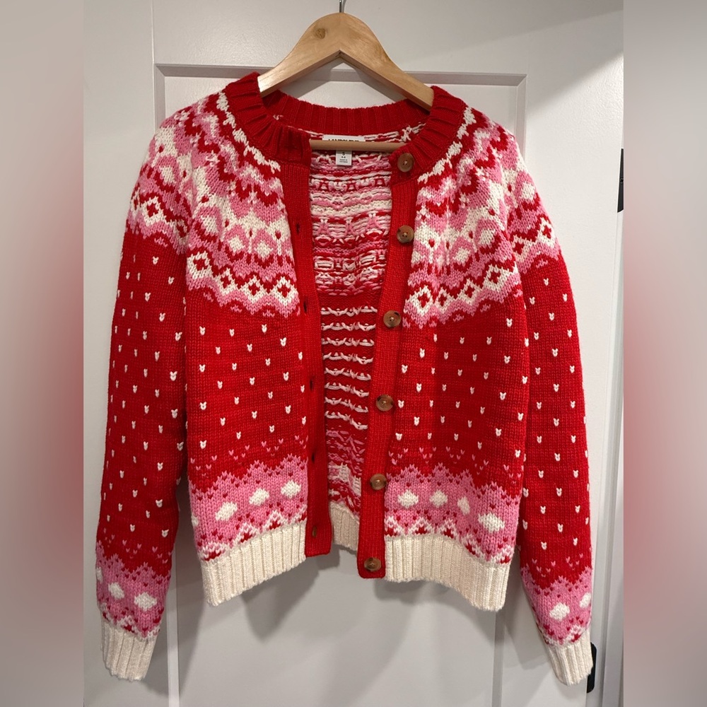 Lands End fair isle Women's Sweater